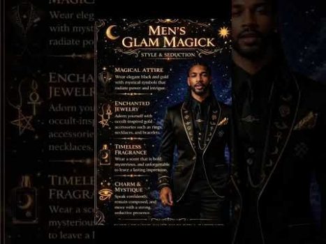 Men’s Glam Magick! #hoodoo #blackman